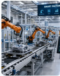 Modern Automation Factory Line